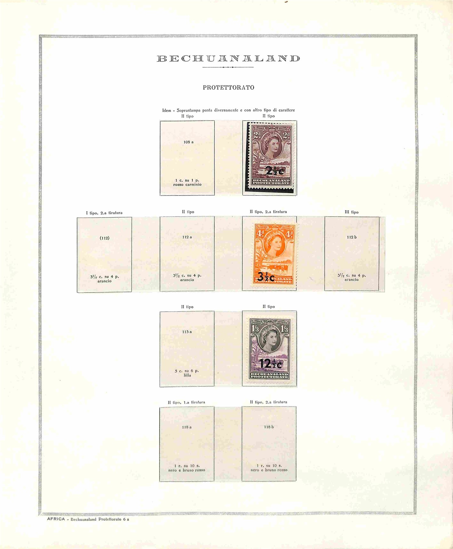 Botswana / Posta Ordinaria