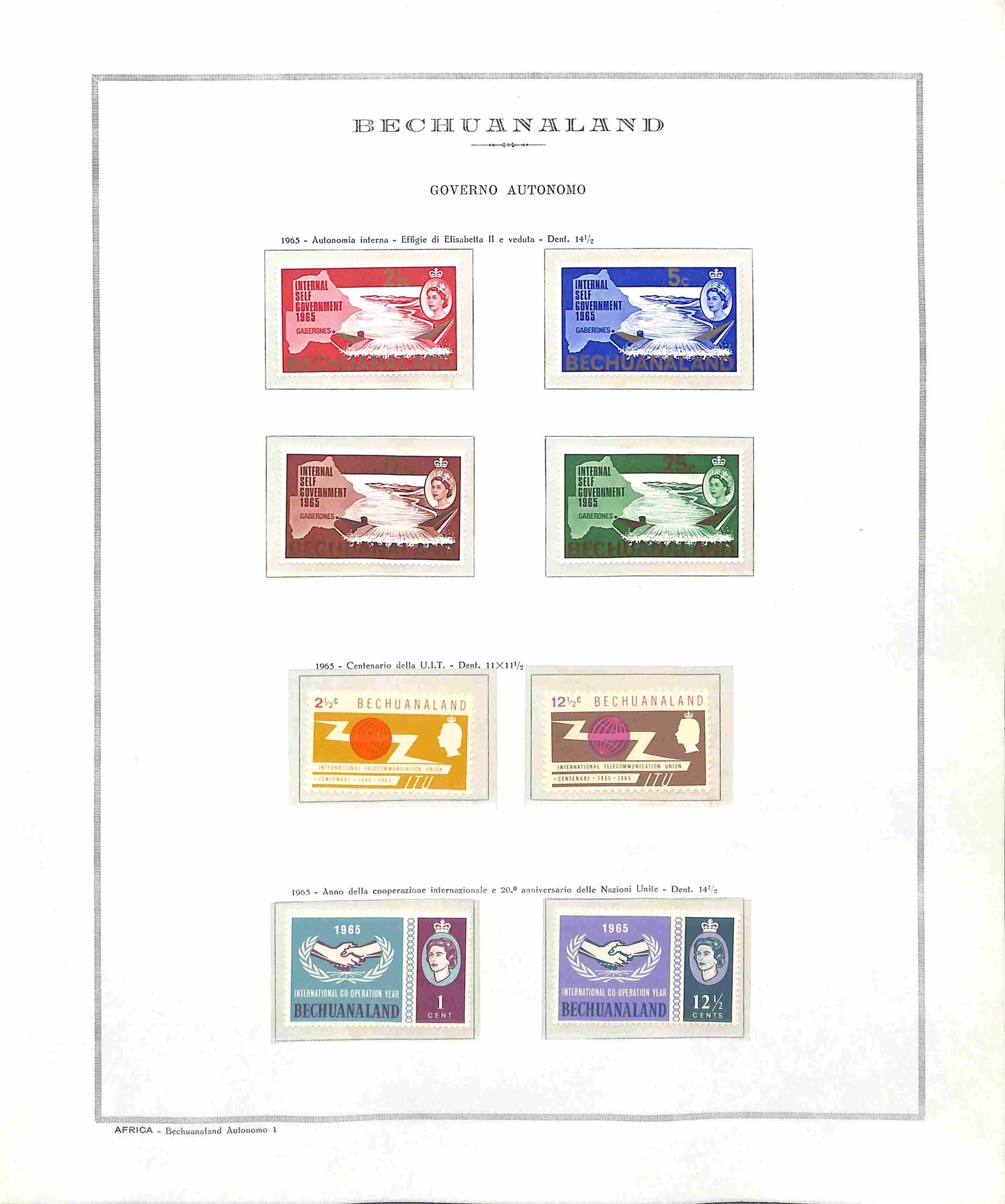 Botswana / Posta Ordinaria