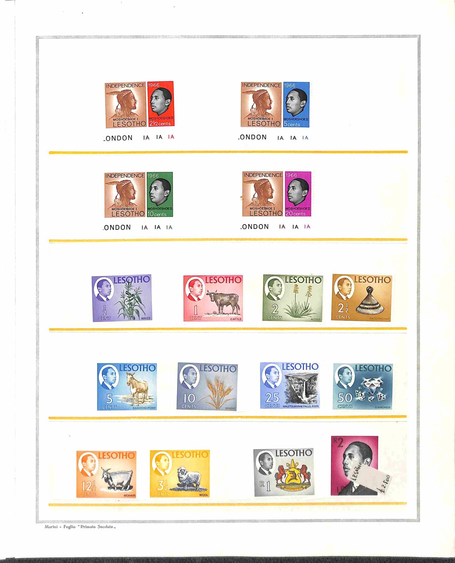 Lesotho / Posta Ordinaria