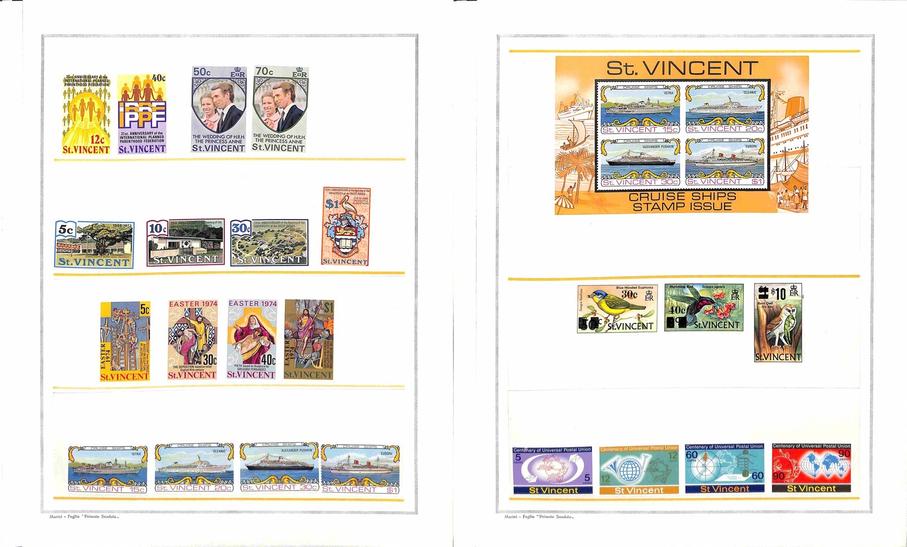 Saint Vincent e Gre / Posta Ordinaria