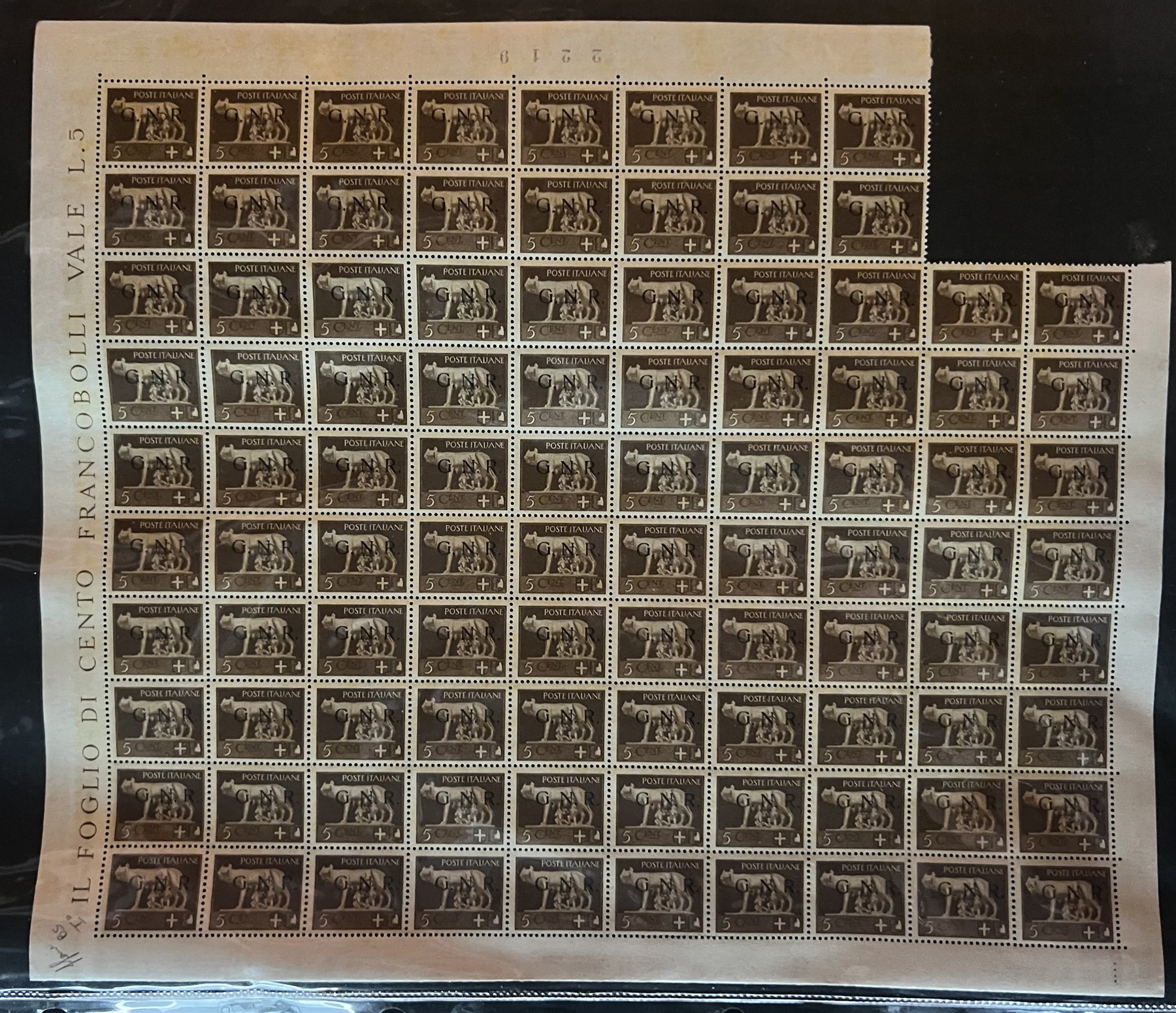 ITALIA / RSI / Posta ordinaria