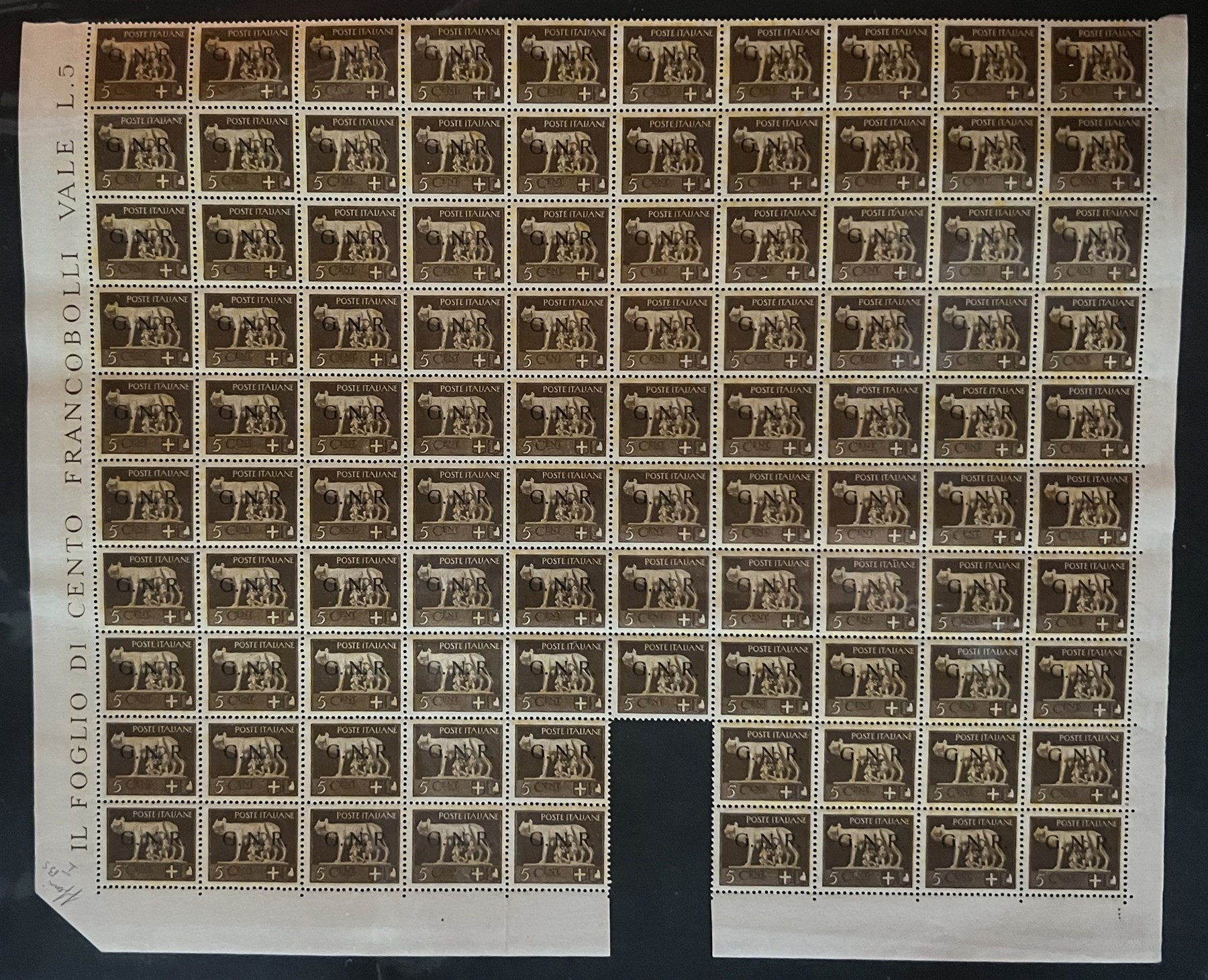 ITALIA / RSI / Posta ordinaria