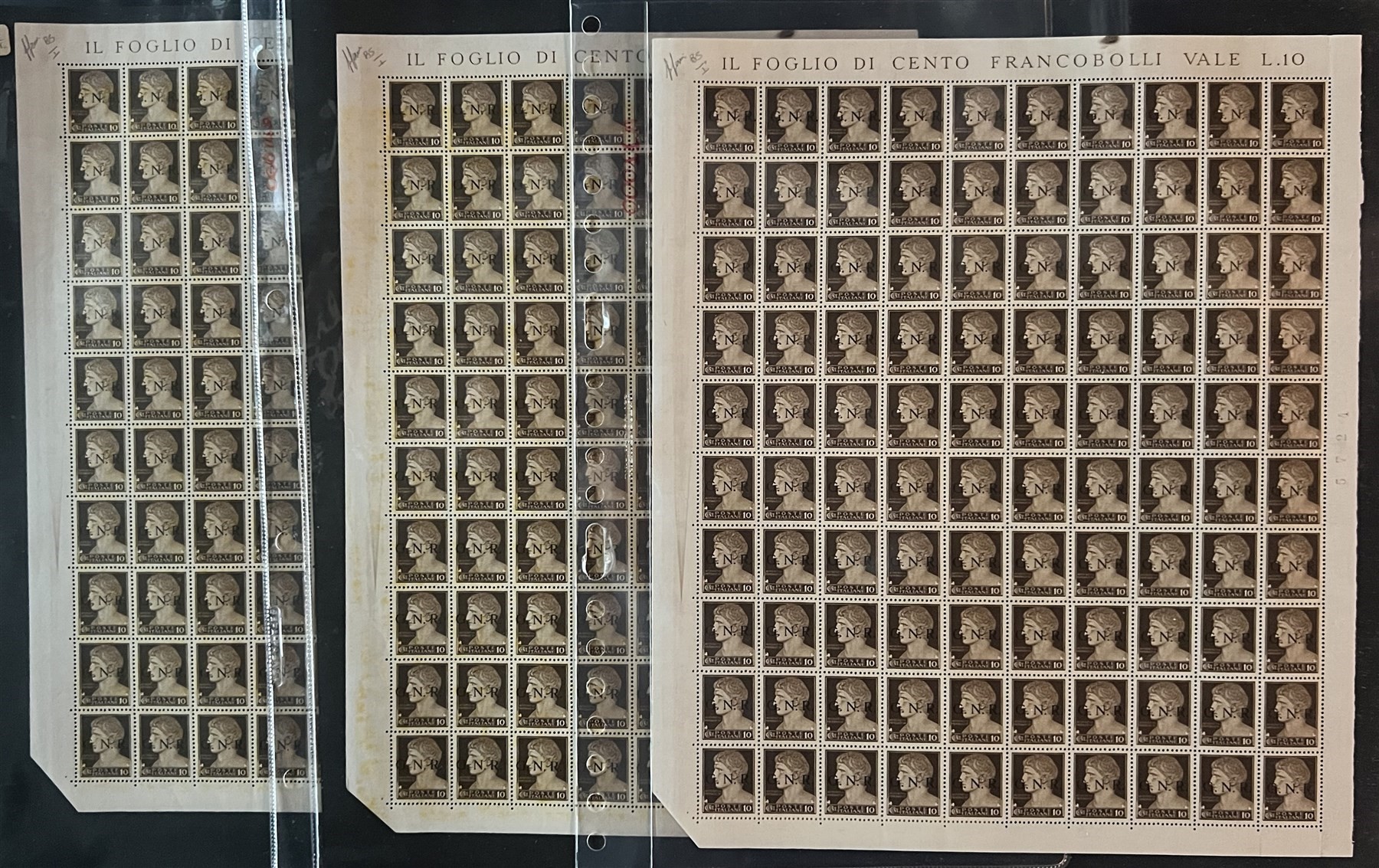 ITALIA / RSI / Posta ordinaria