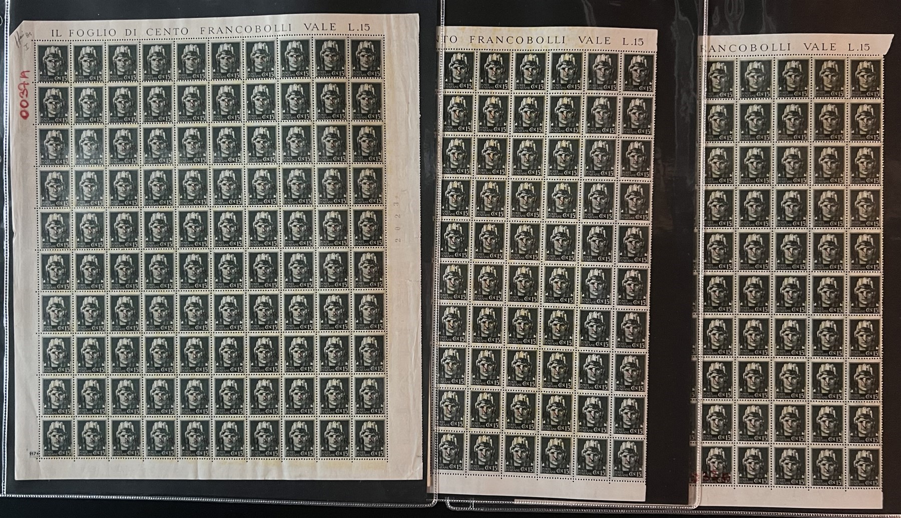 ITALIA / RSI / Posta ordinaria