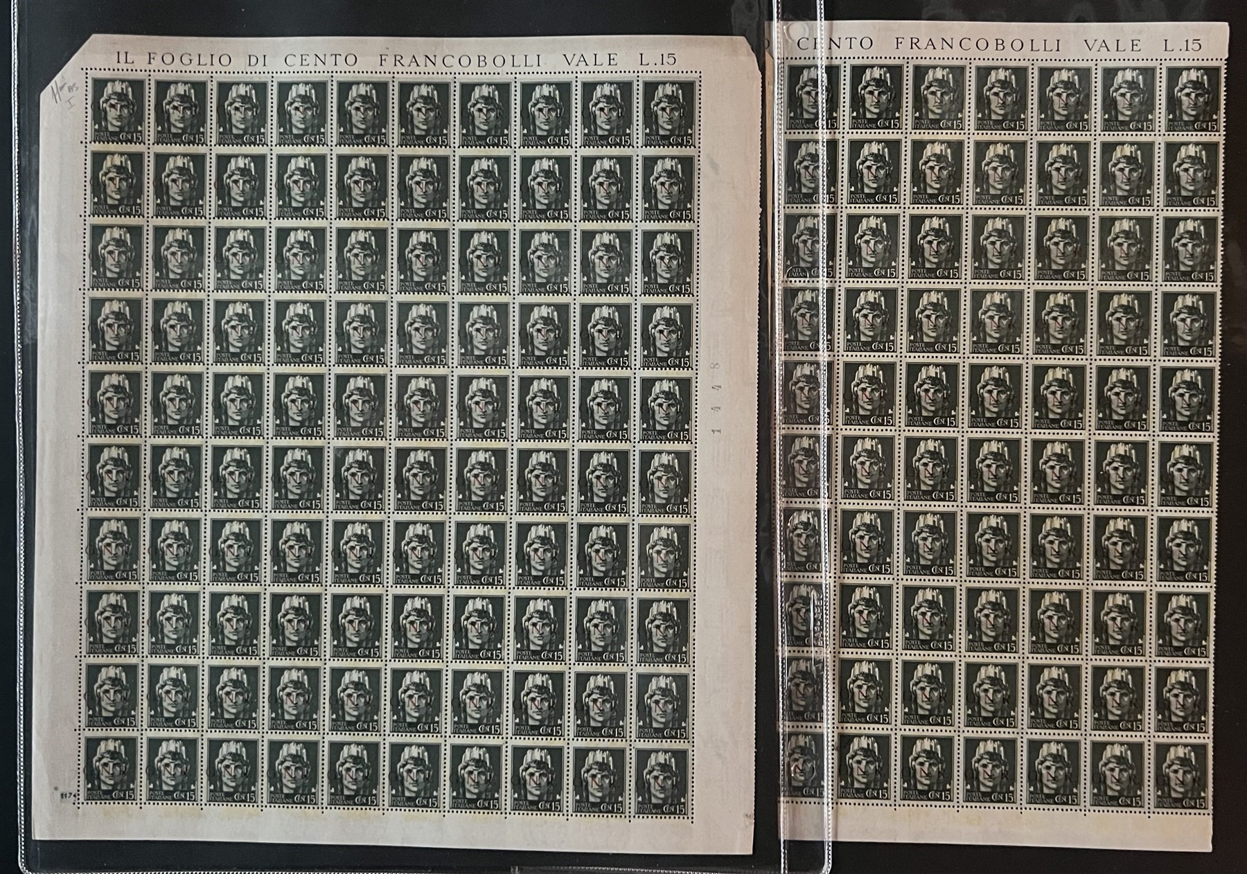 ITALIA / RSI / Posta ordinaria