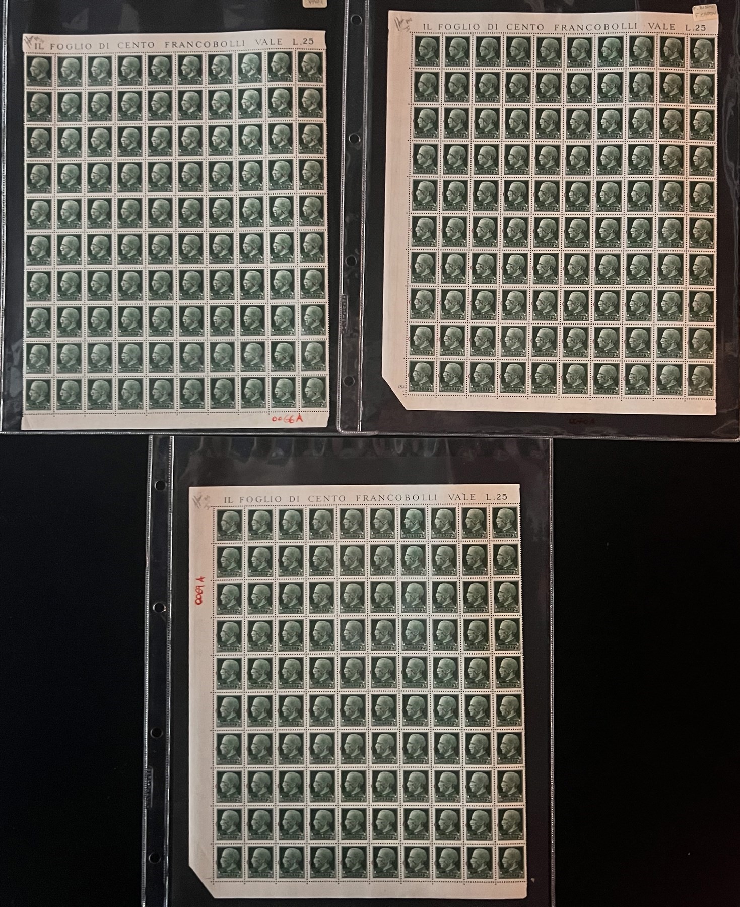 ITALIA / RSI / Posta ordinaria