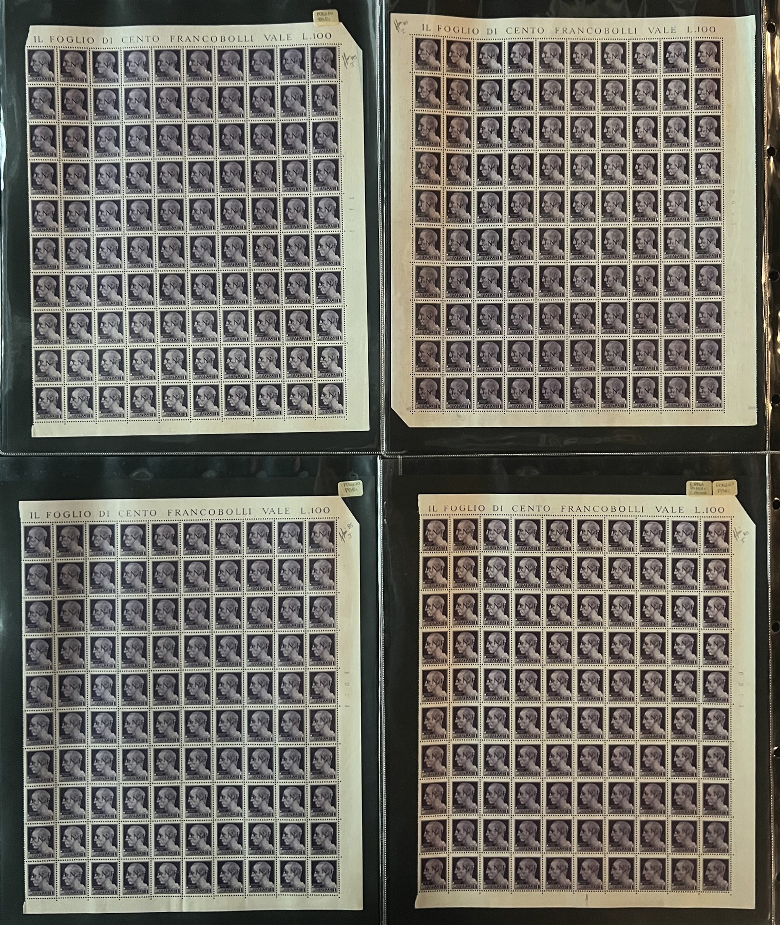 ITALIA / RSI / Posta ordinaria