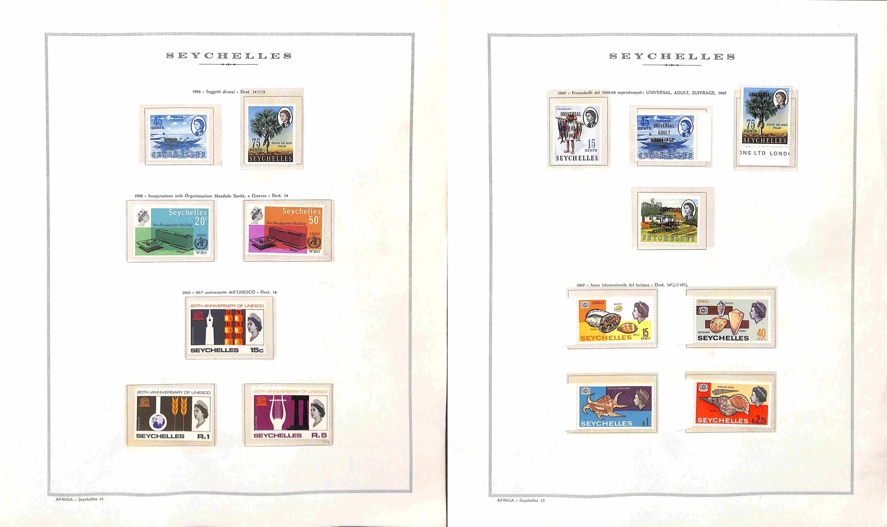 Seychelles / Posta Ordinaria