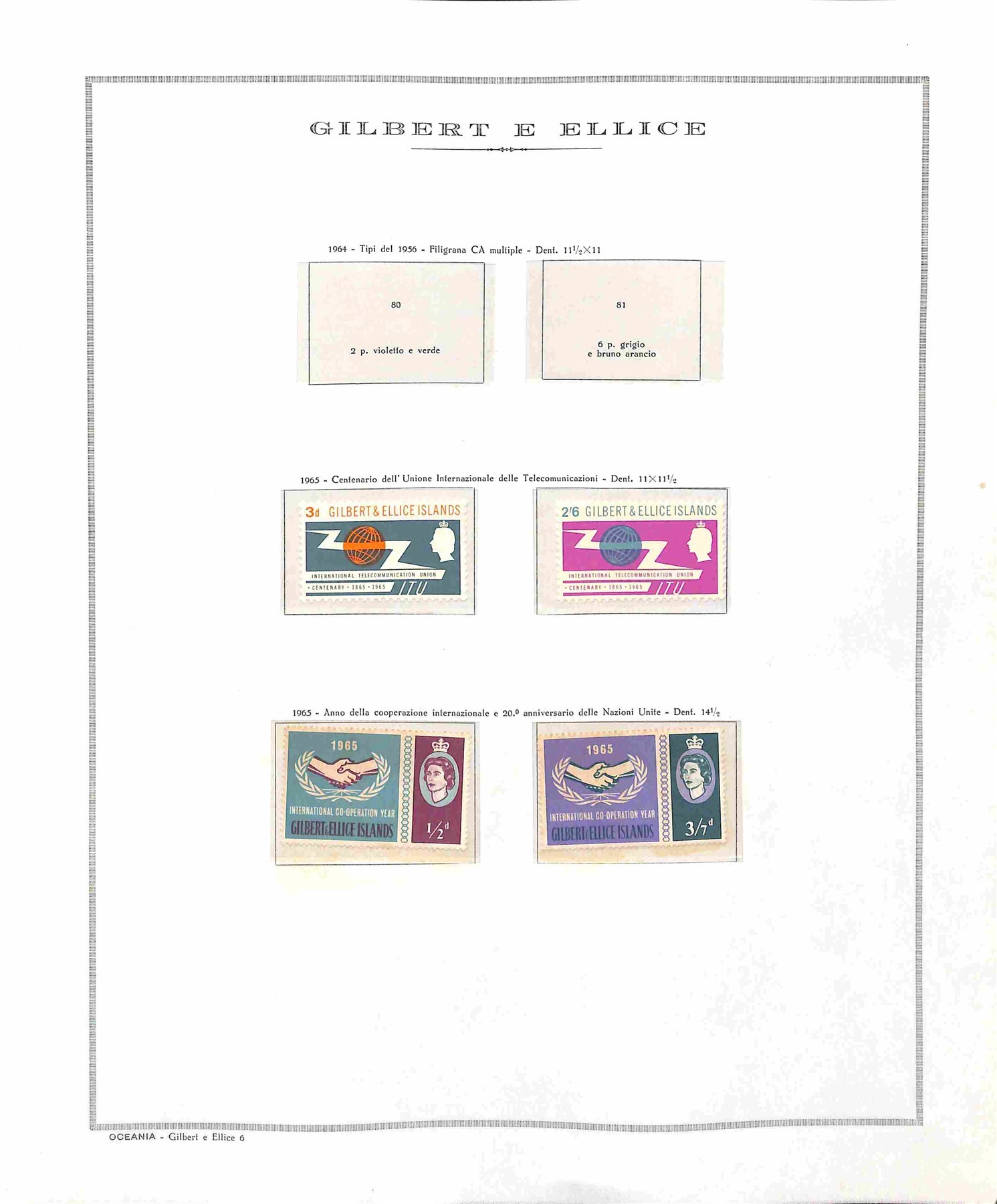 Gilbert And Ellice Islands / Posta Ordinaria