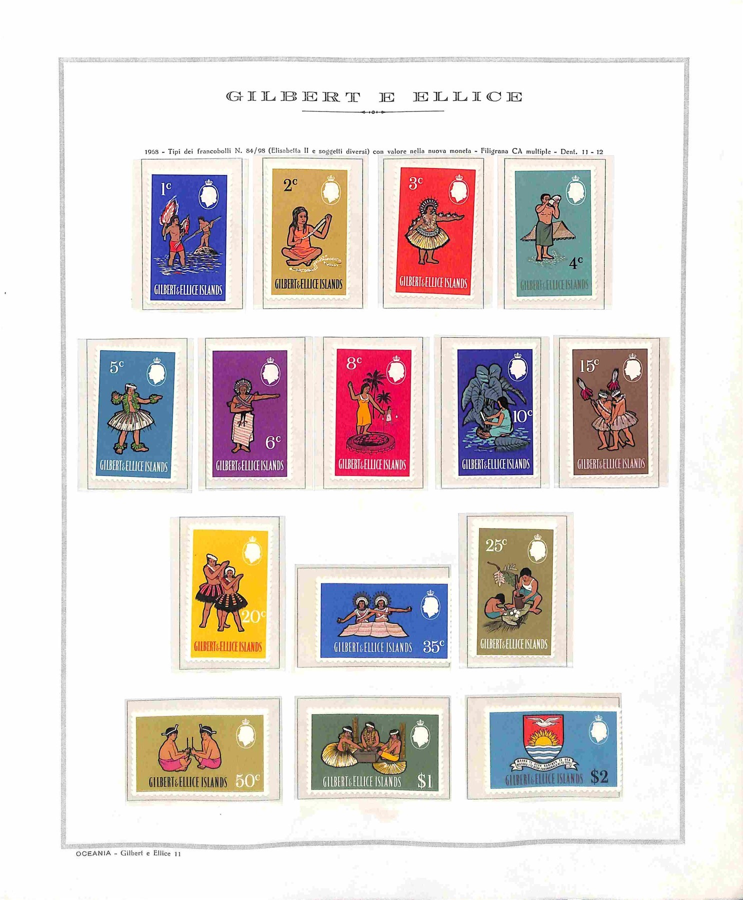 Gilbert And Ellice Islands / Posta Ordinaria
