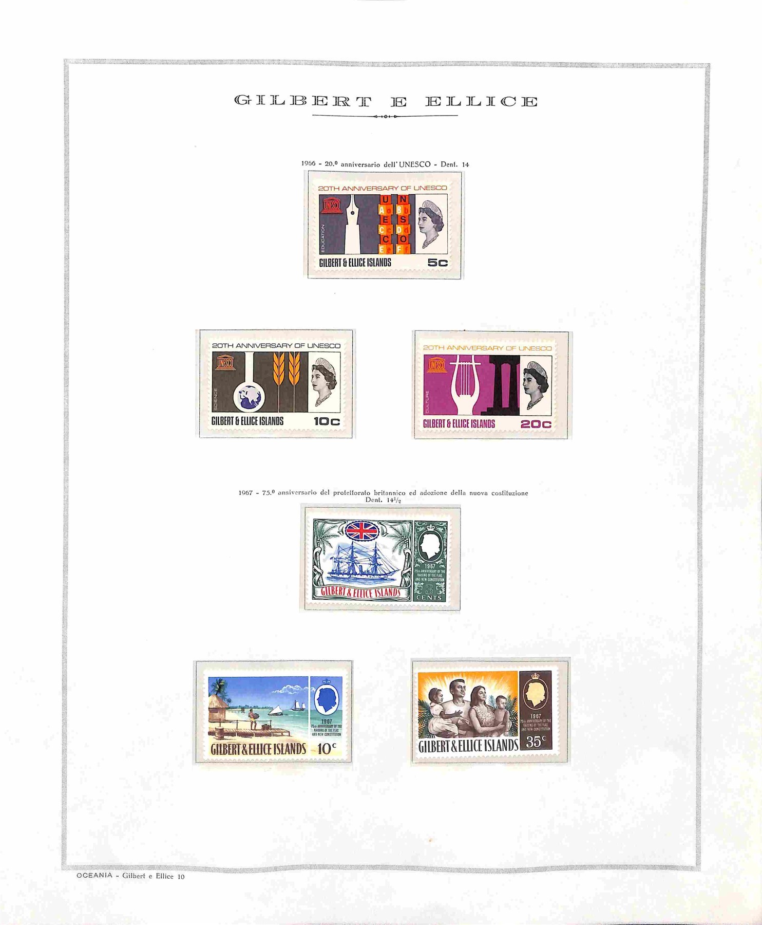 Gilbert And Ellice Islands / Posta Ordinaria
