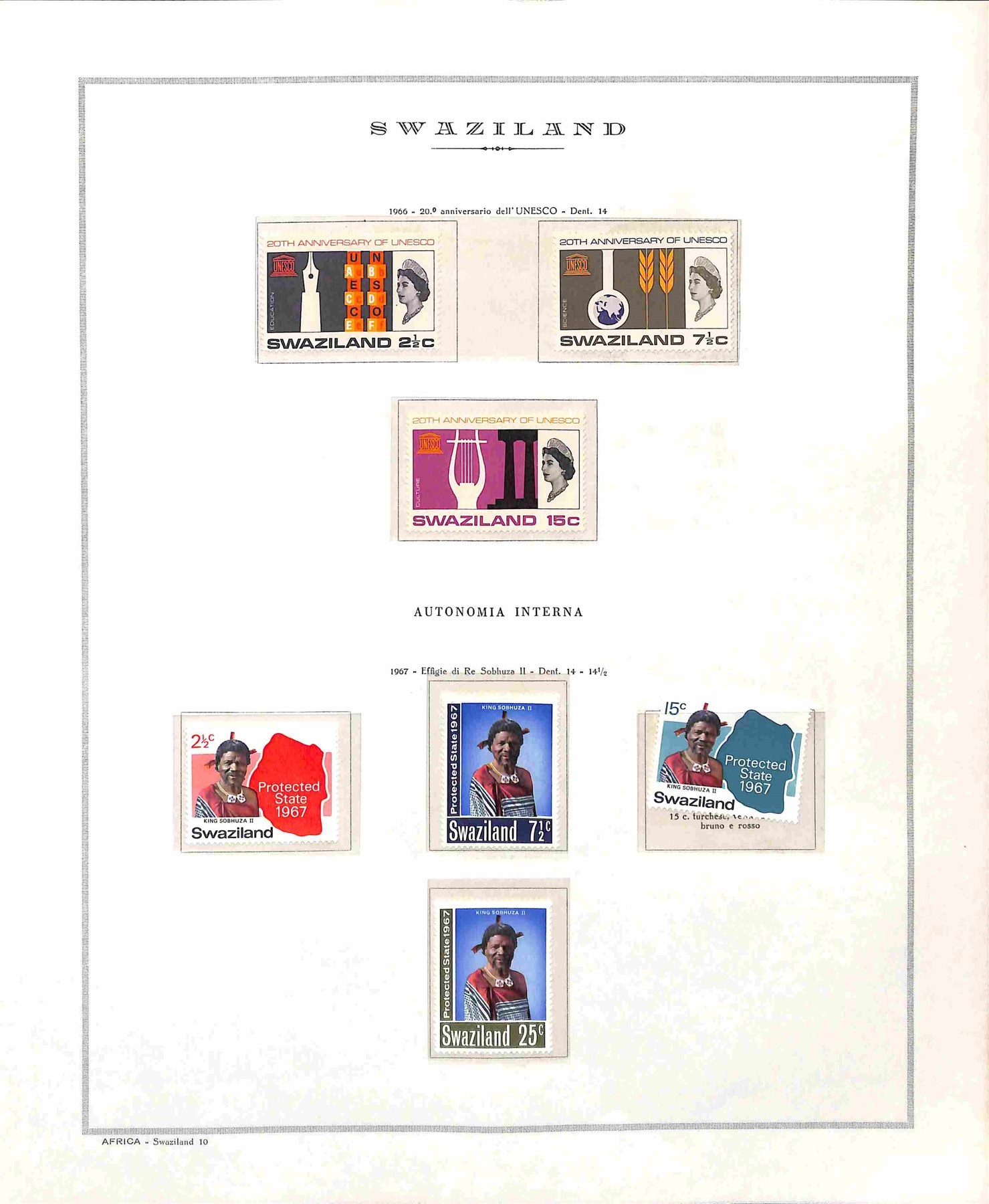 Swaziland / Posta Ordinaria