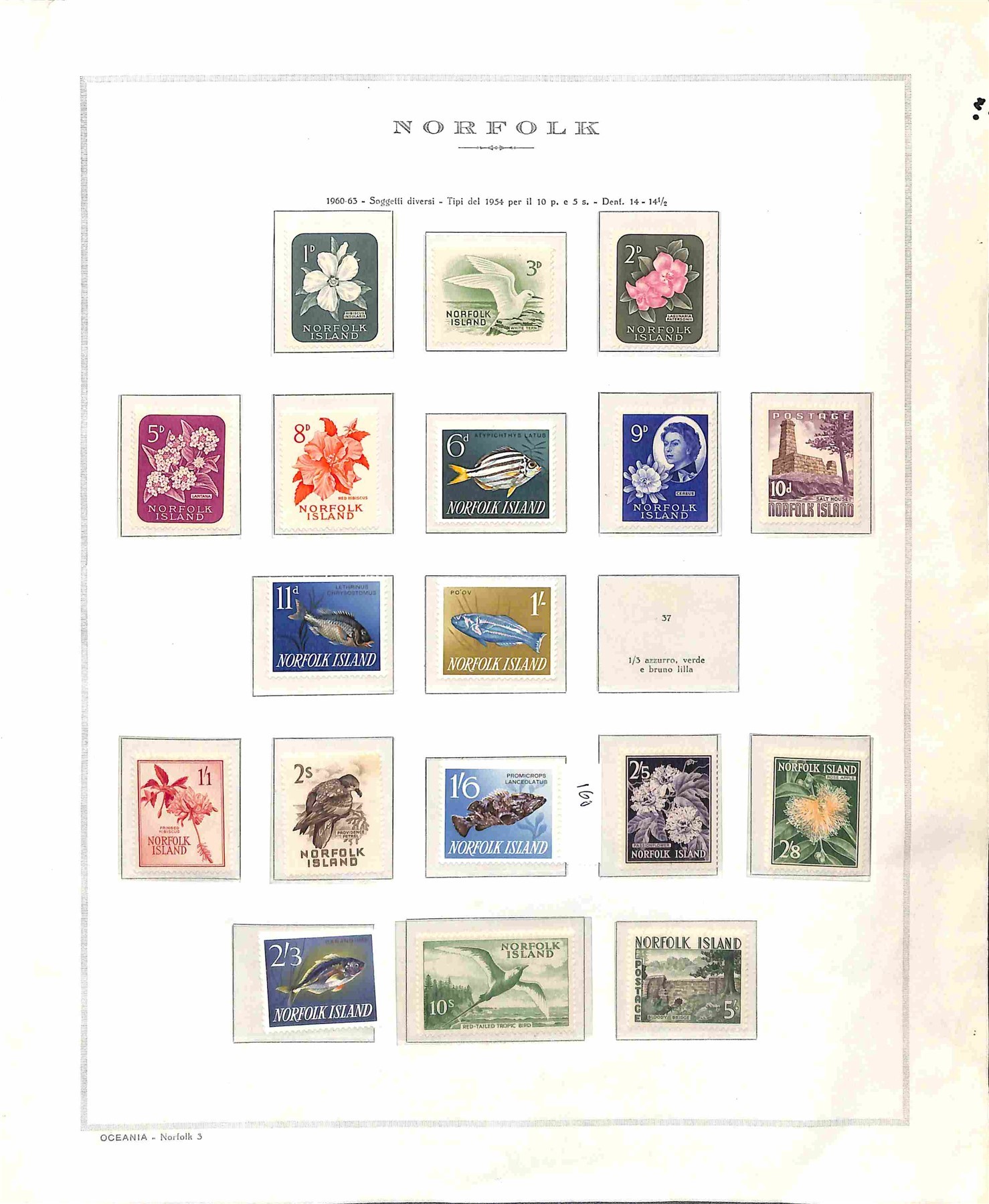 Isola di Norfolk / Posta Ordinaria