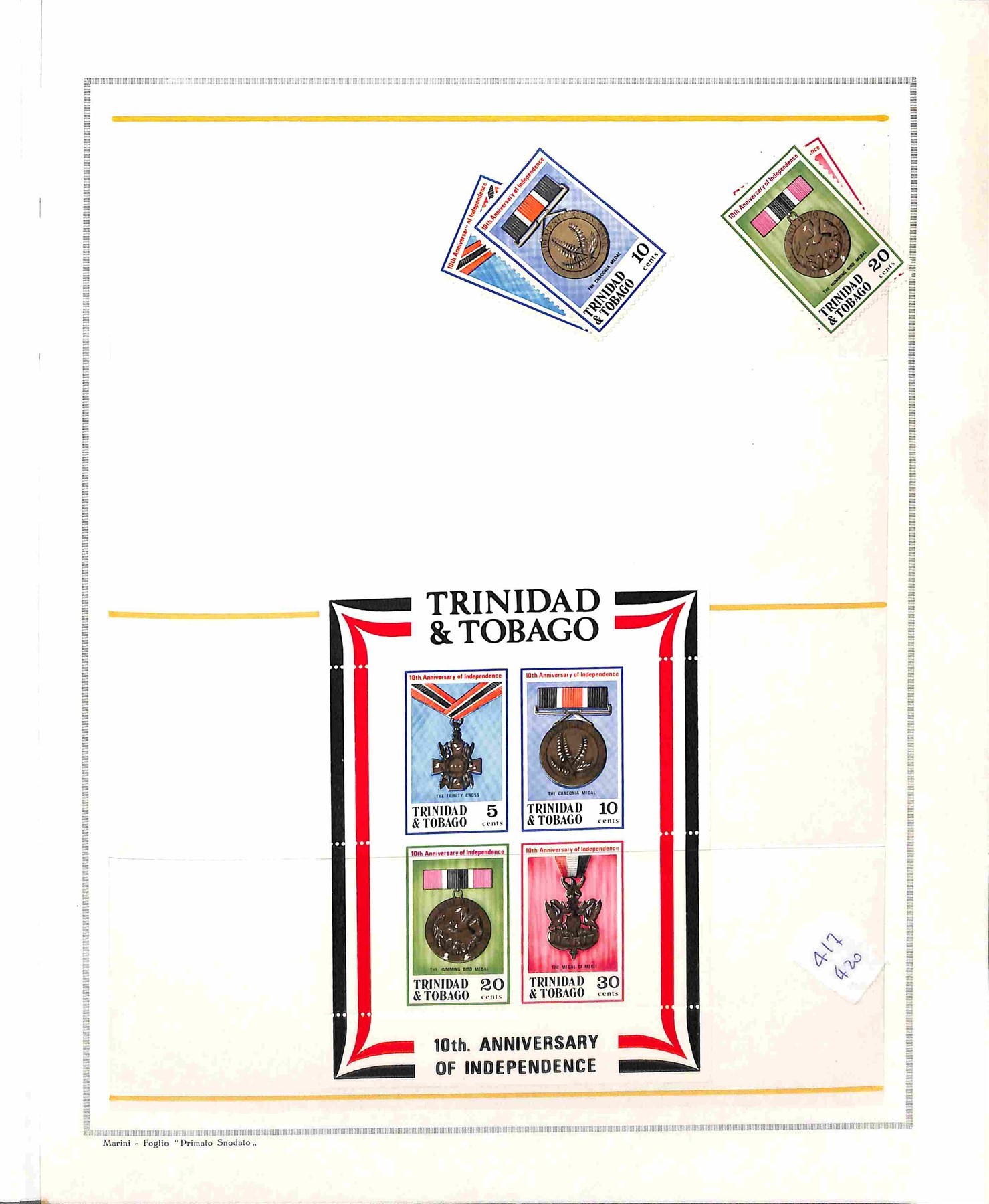 Trinidad e Tobago / Posta Ordinaria