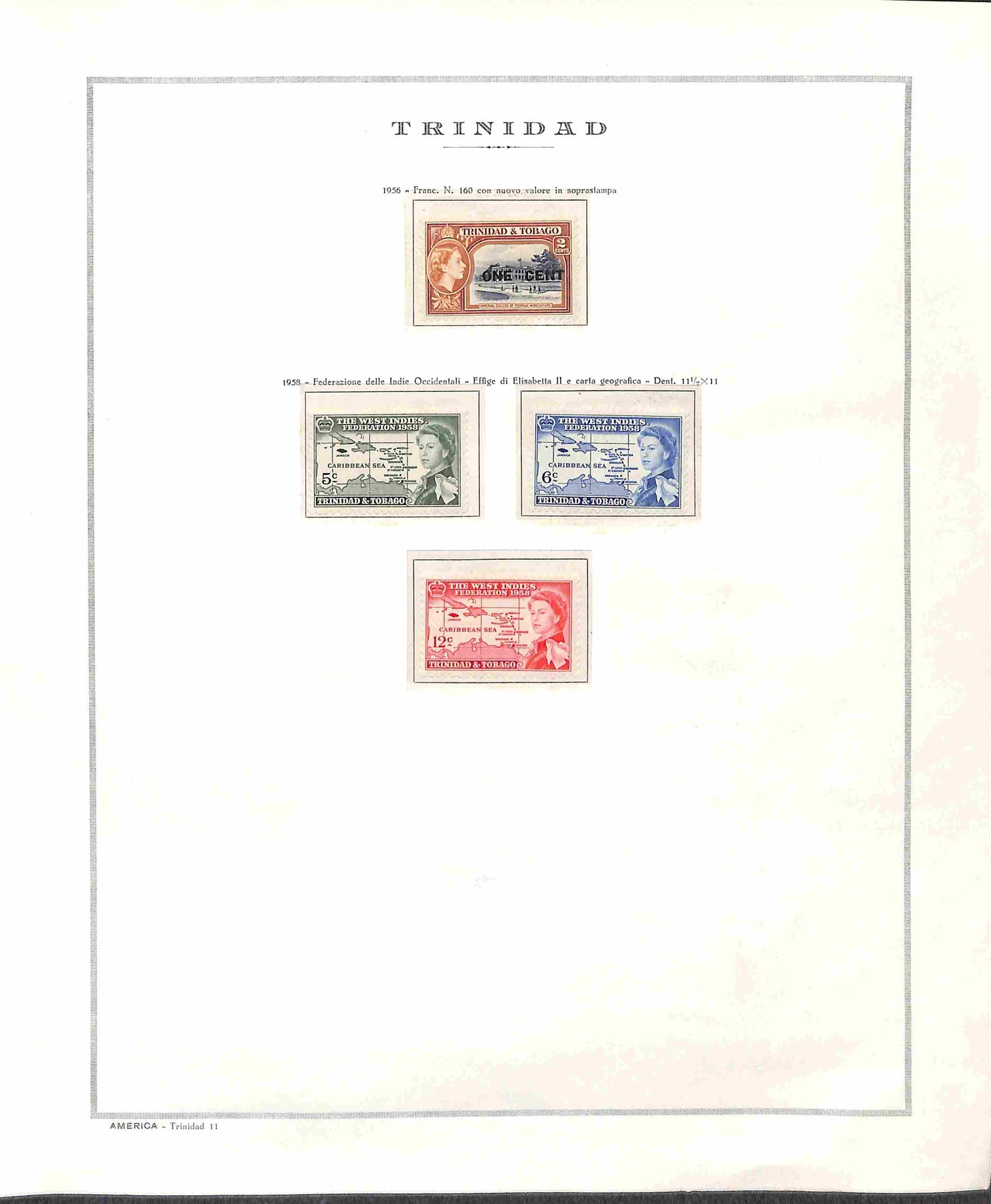 Trinidad e Tobago / Posta Ordinaria