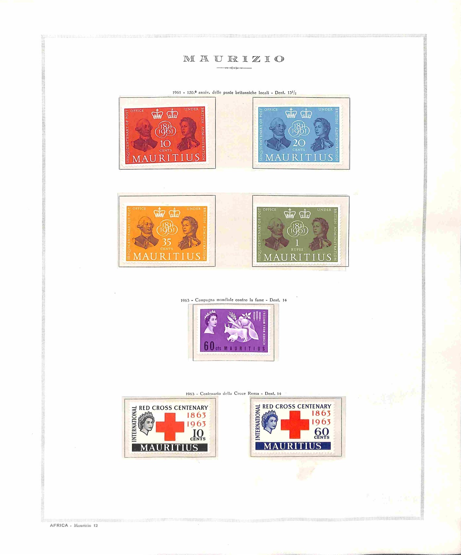 Mauritius / Posta Ordinaria