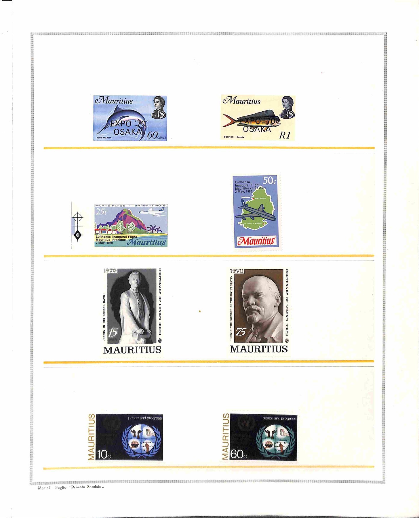 Mauritius / Posta Ordinaria