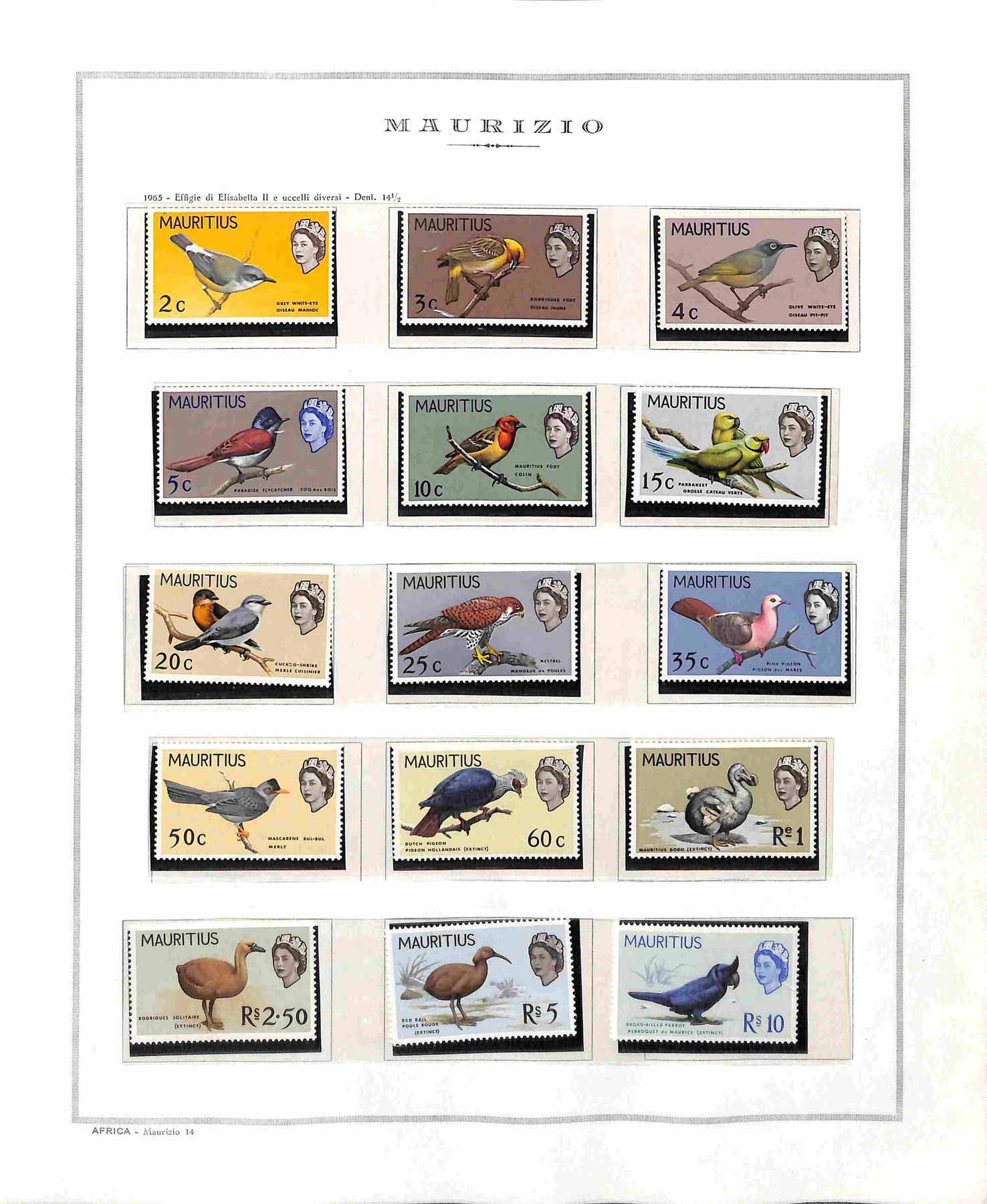 Mauritius / Posta Ordinaria