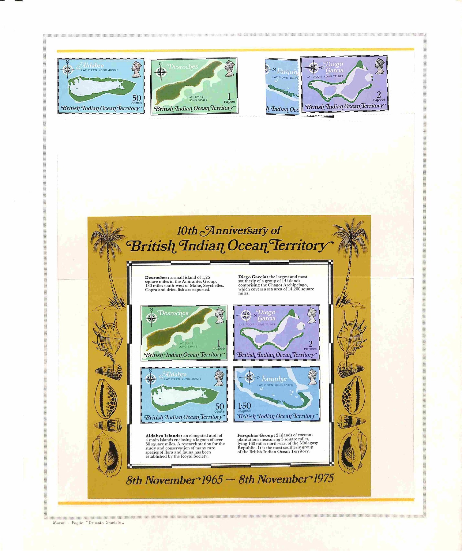 British Indian Ocean Territory / Posta Ordinaria