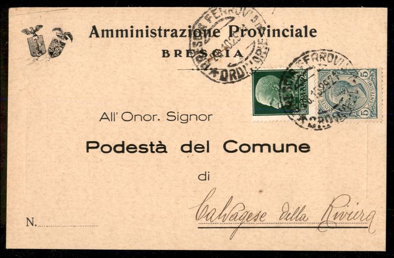 Italia / Regno / Vittorio Emanuele III / Posta Ordinaria