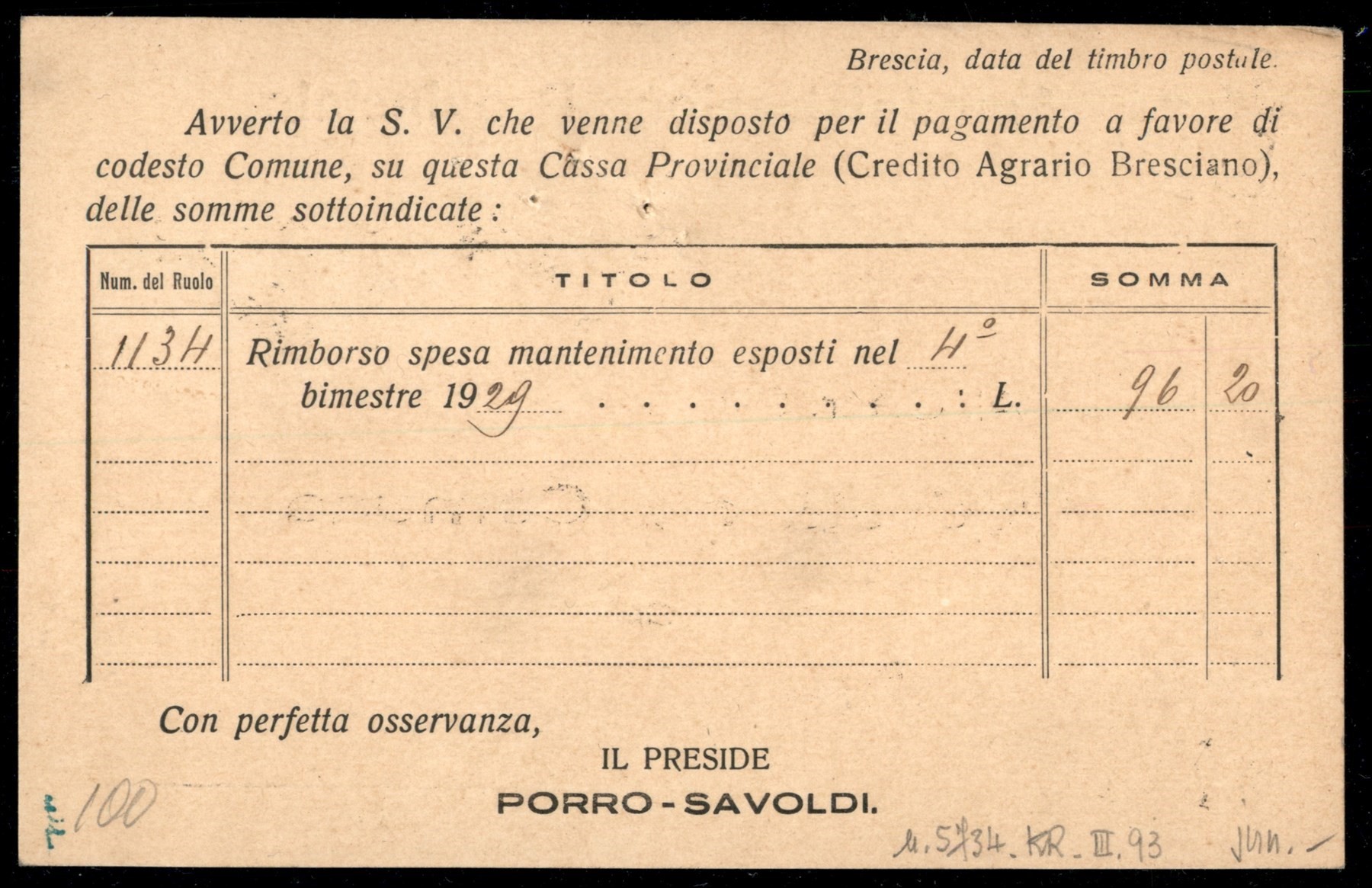 Italia / Regno / Vittorio Emanuele III / Posta Ordinaria