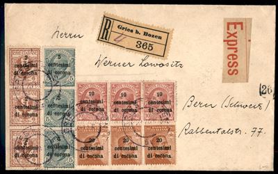 Italia / Occupazioni i Guerra Mondiale / Trento e Trieste / Posta Ordinaria