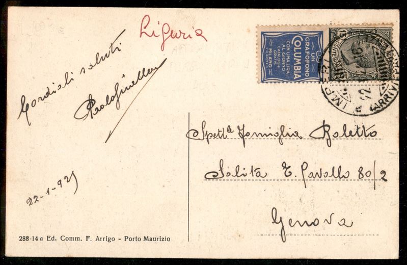 Italia / Regno / Vittorio Emanuele III / Francobolli Pubblicitari