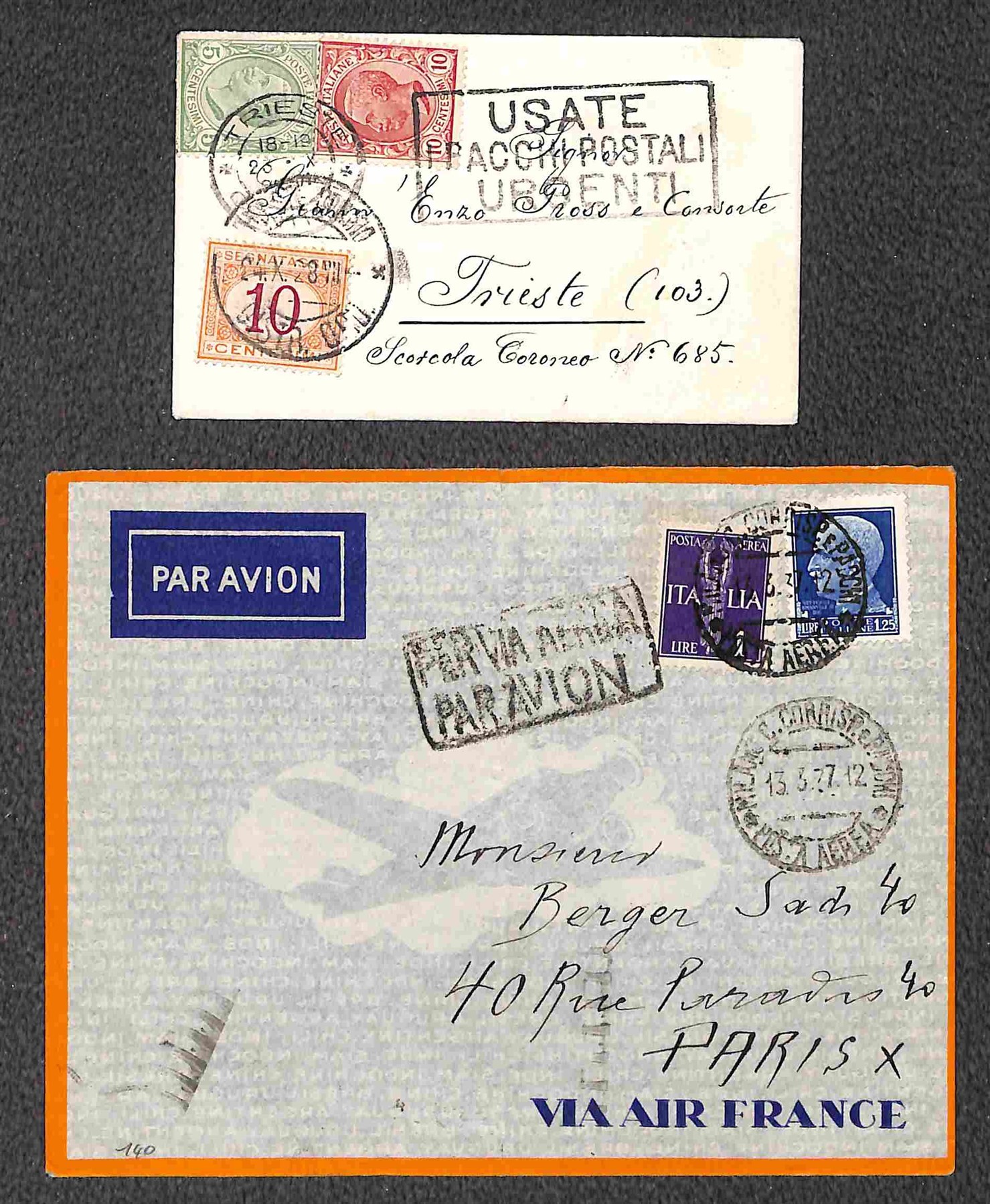 Italia / Regno / Vittorio Emanuele III / Posta Ordinaria
