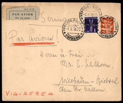 Italia / Regno / Vittorio Emanuele III / Aerogrammi