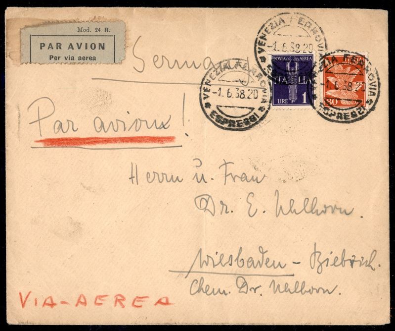 Italia / Regno / Vittorio Emanuele III / Aerogrammi