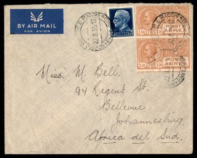 Italia / Regno / Vittorio Emanuele III / Aerogrammi