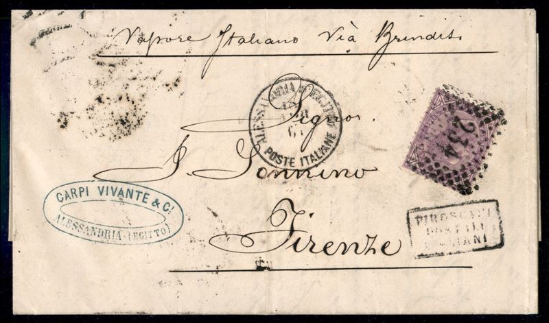 Italia / Regno / Vittorio Emanuele II / Posta Ordinaria