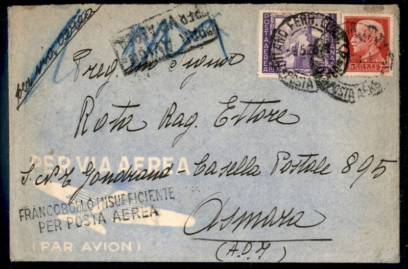 Italia / Regno / Vittorio Emanuele III / Aerogrammi