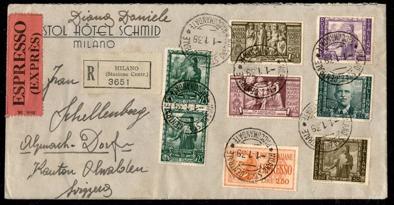 Italia / Regno / Vittorio Emanuele III / Posta Ordinaria + Aerea