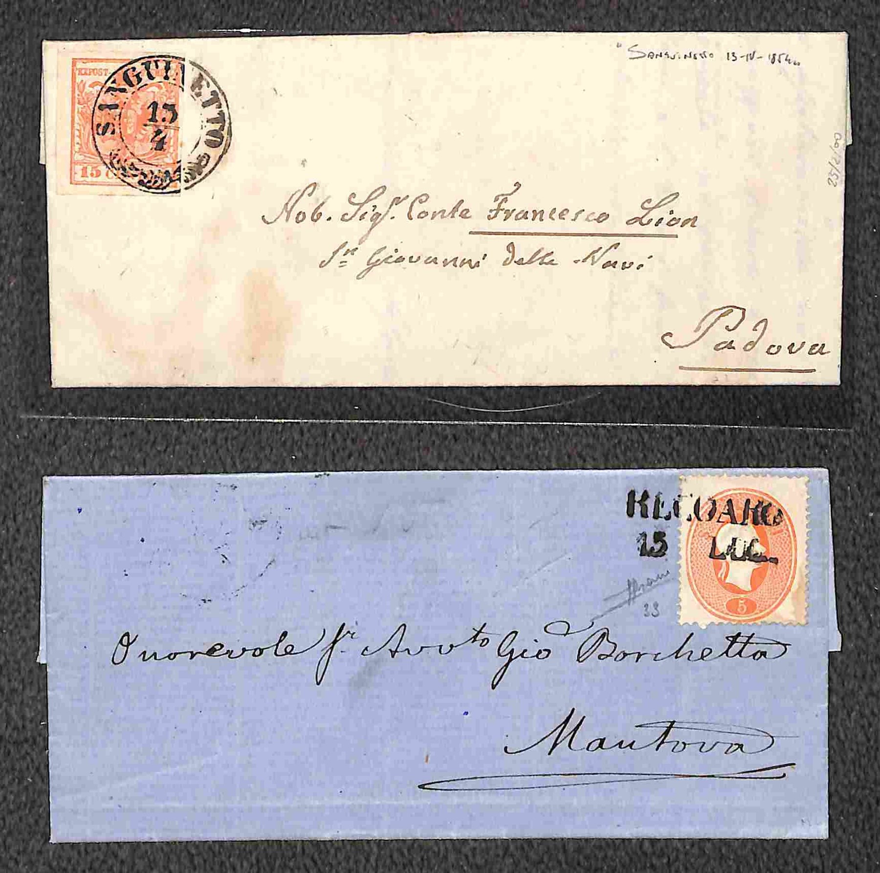 Italia / Antichi Stati Italiani / Lombardo Veneto / Posta Ordinaria