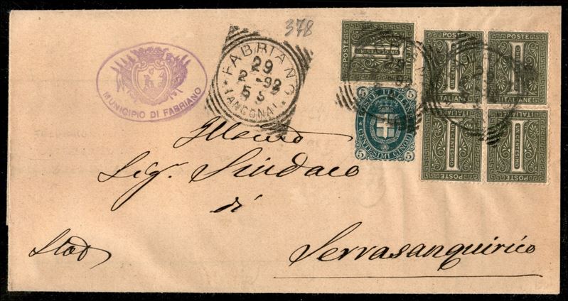 Italia / Regno / Umberto i / Posta Ordinaria