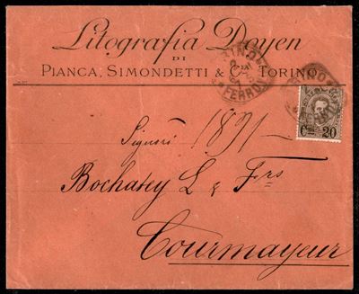 Italia / Regno / Umberto i / Posta Ordinaria