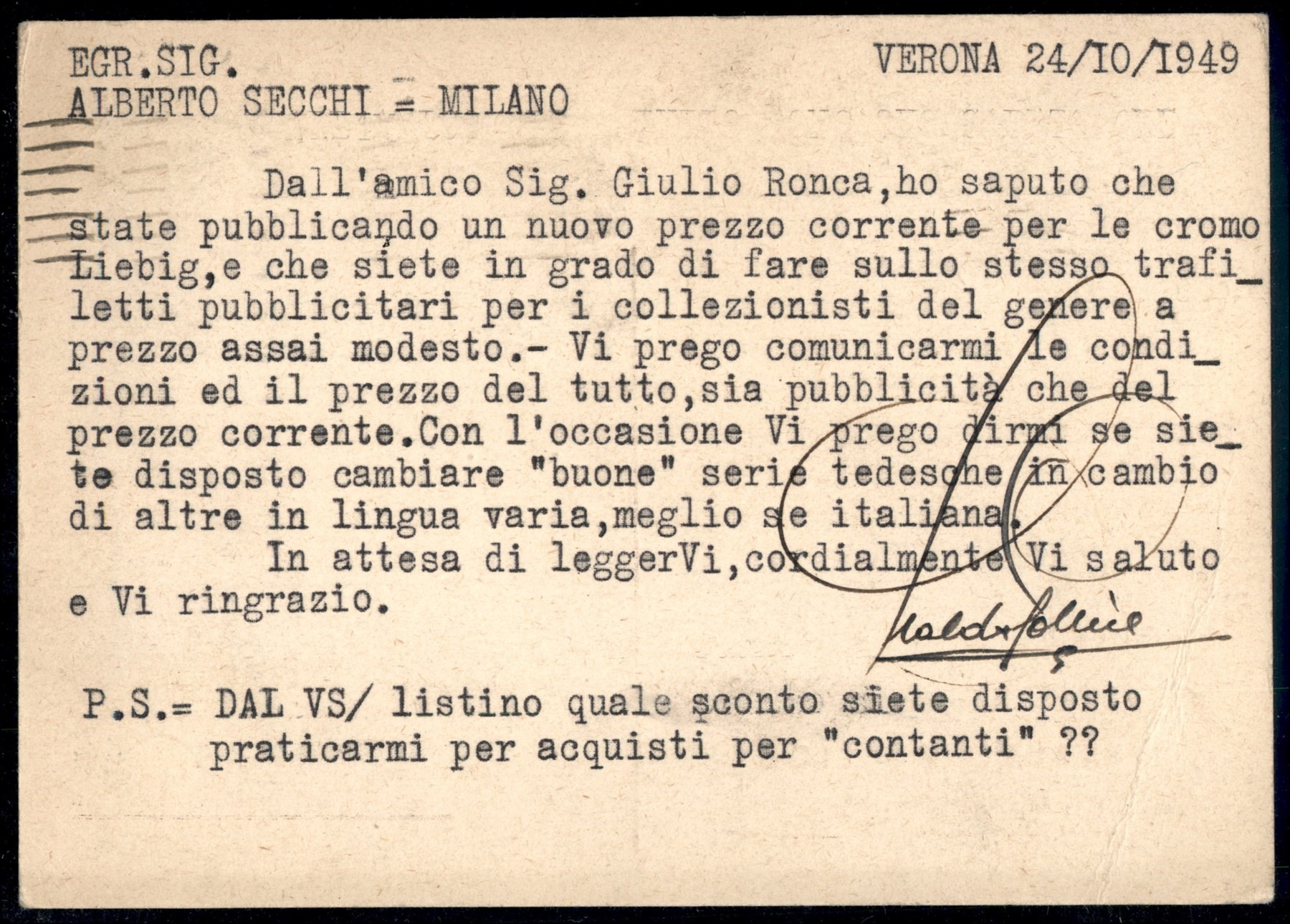 Italia / Repubblica / Posta Ordinaria