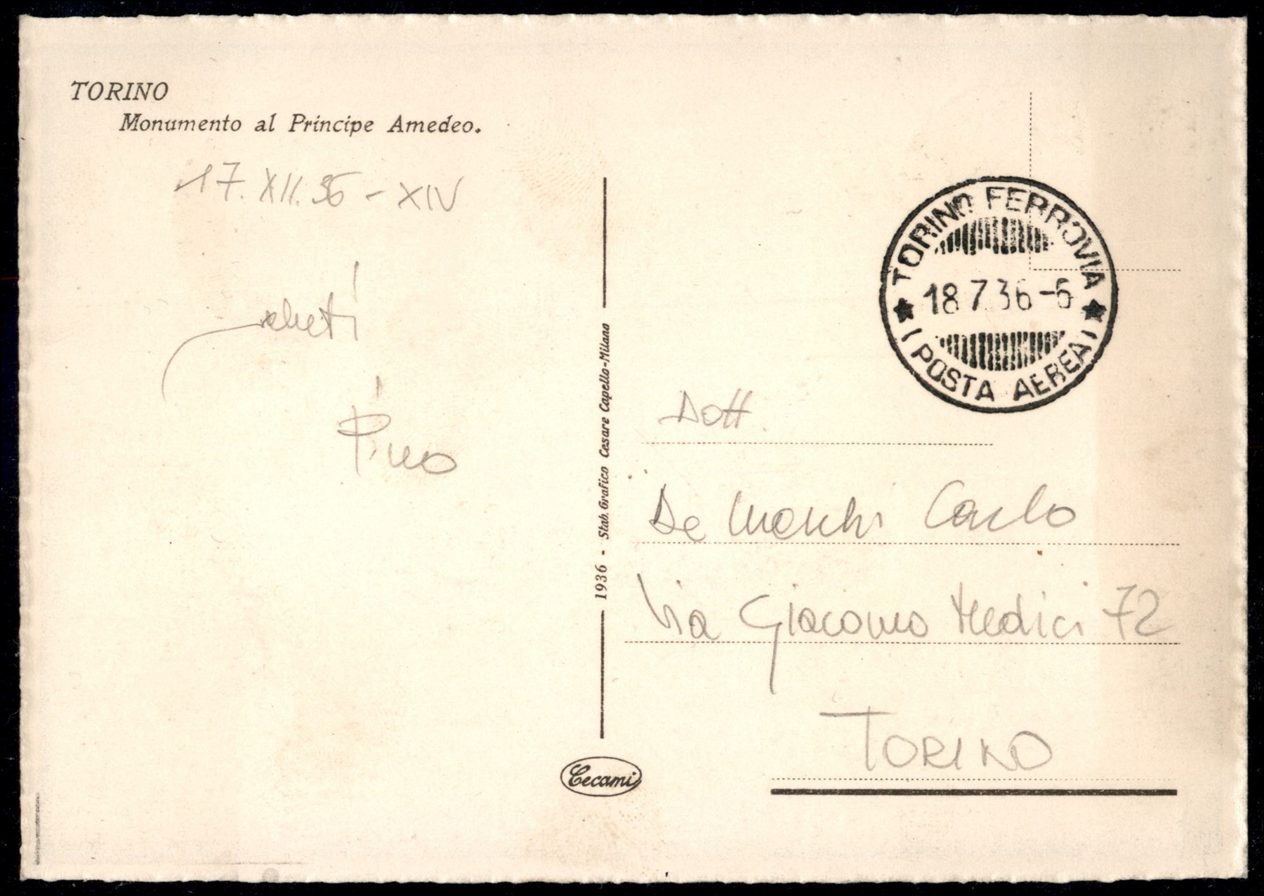 Italia / Regno / Vittorio Emanuele III / Posta Ordinaria + Aerea