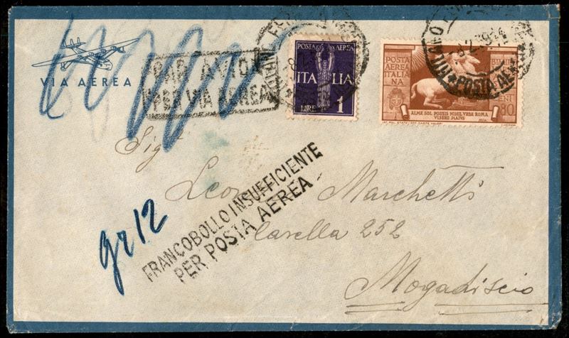Italia / Regno / Vittorio Emanuele III / Aerogrammi