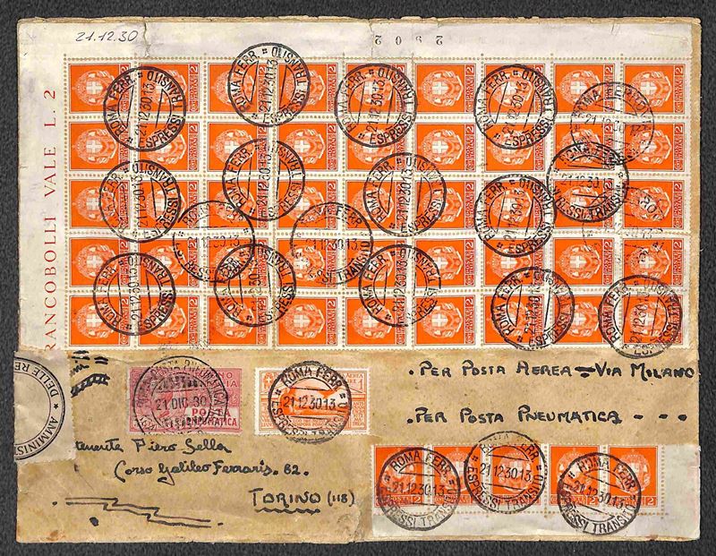 Italia / Regno / Vittorio Emanuele III / Posta Ordinaria + Aerea
