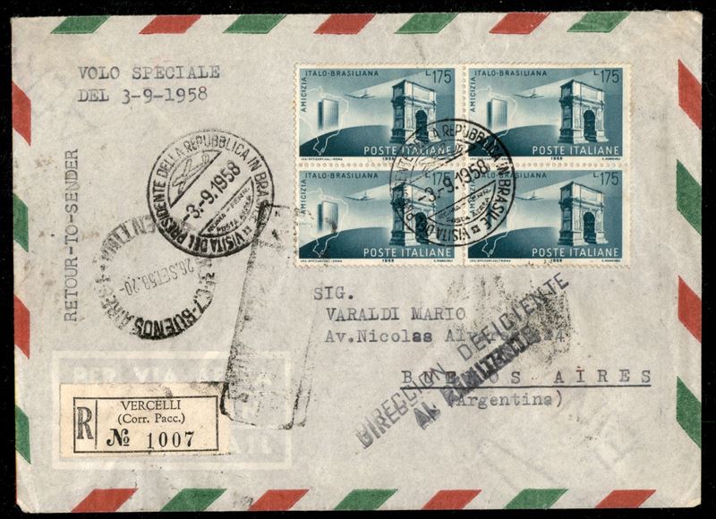Italia / Repubblica / Aerogrammi
