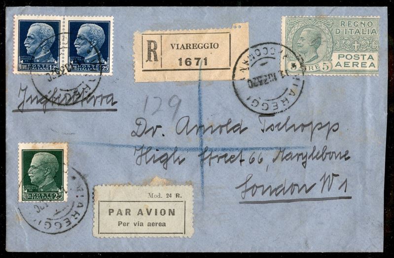 Italia / Regno / Vittorio Emanuele III / Posta Ordinaria + Aerea