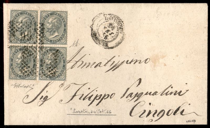 Italia / Regno / Vittorio Emanuele II / Posta Ordinaria