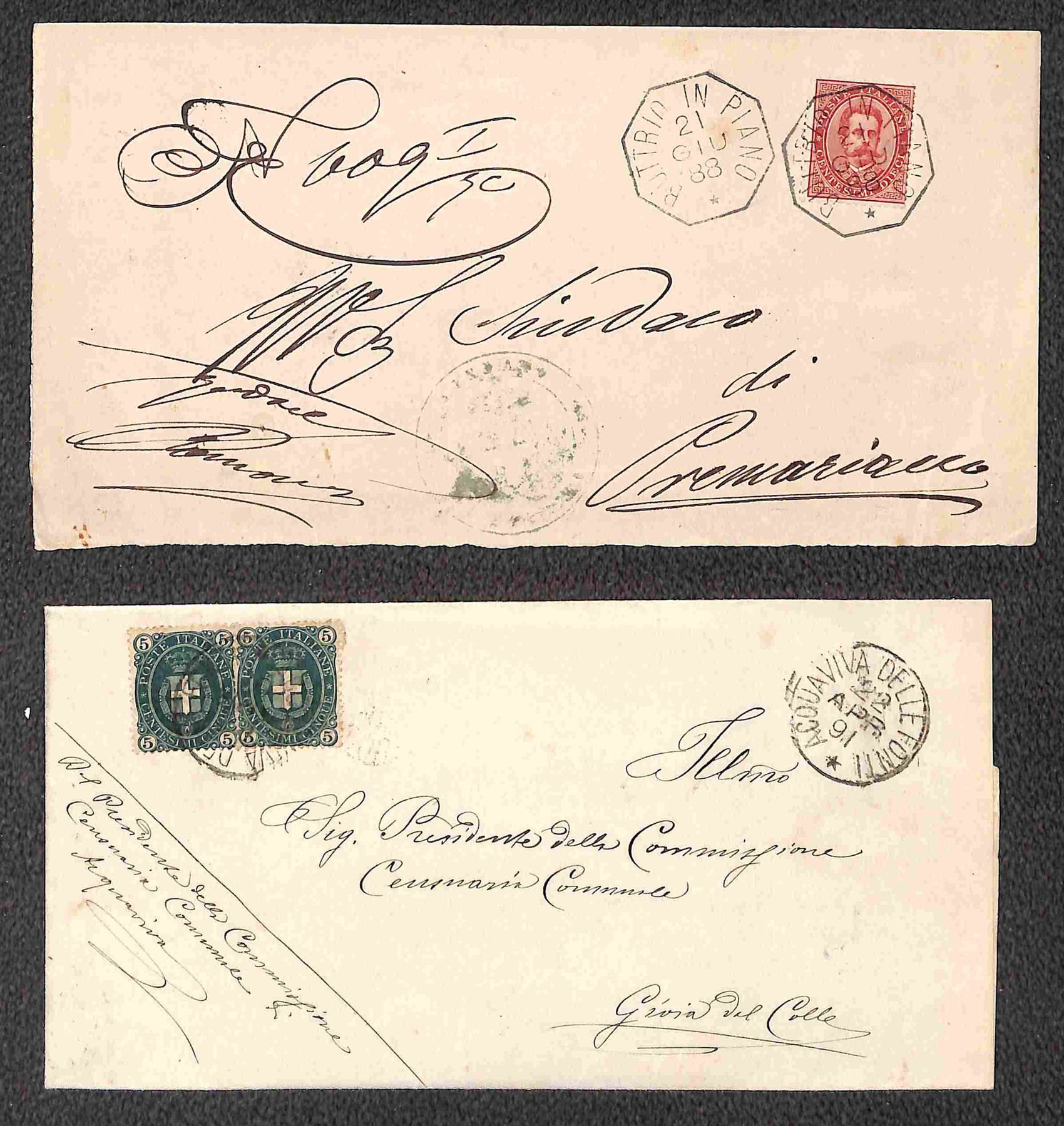 Italia / Regno / Umberto i / Posta Ordinaria