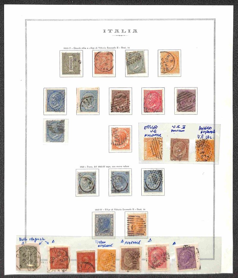 Italia / Regno / Vittorio Emanuele II / Posta Ordinaria