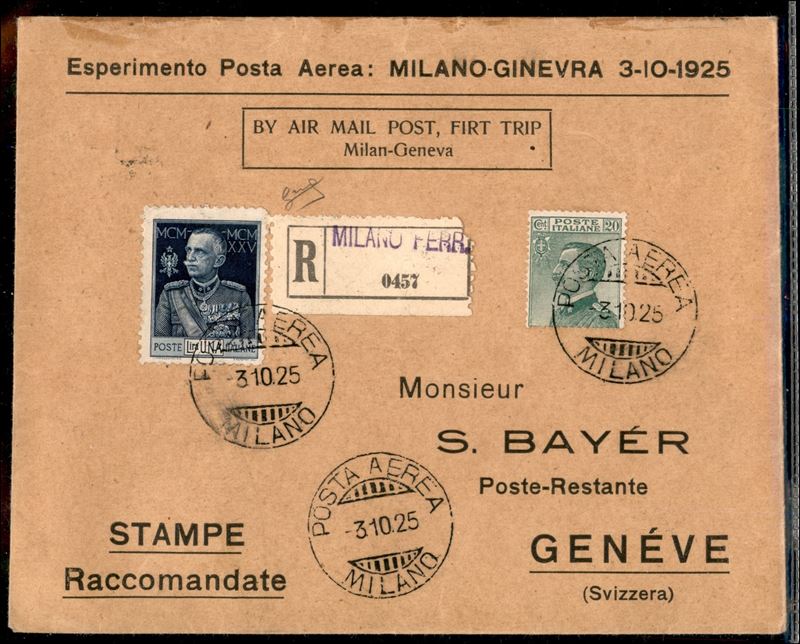 Italia / Regno / Vittorio Emanuele III / Aerogrammi