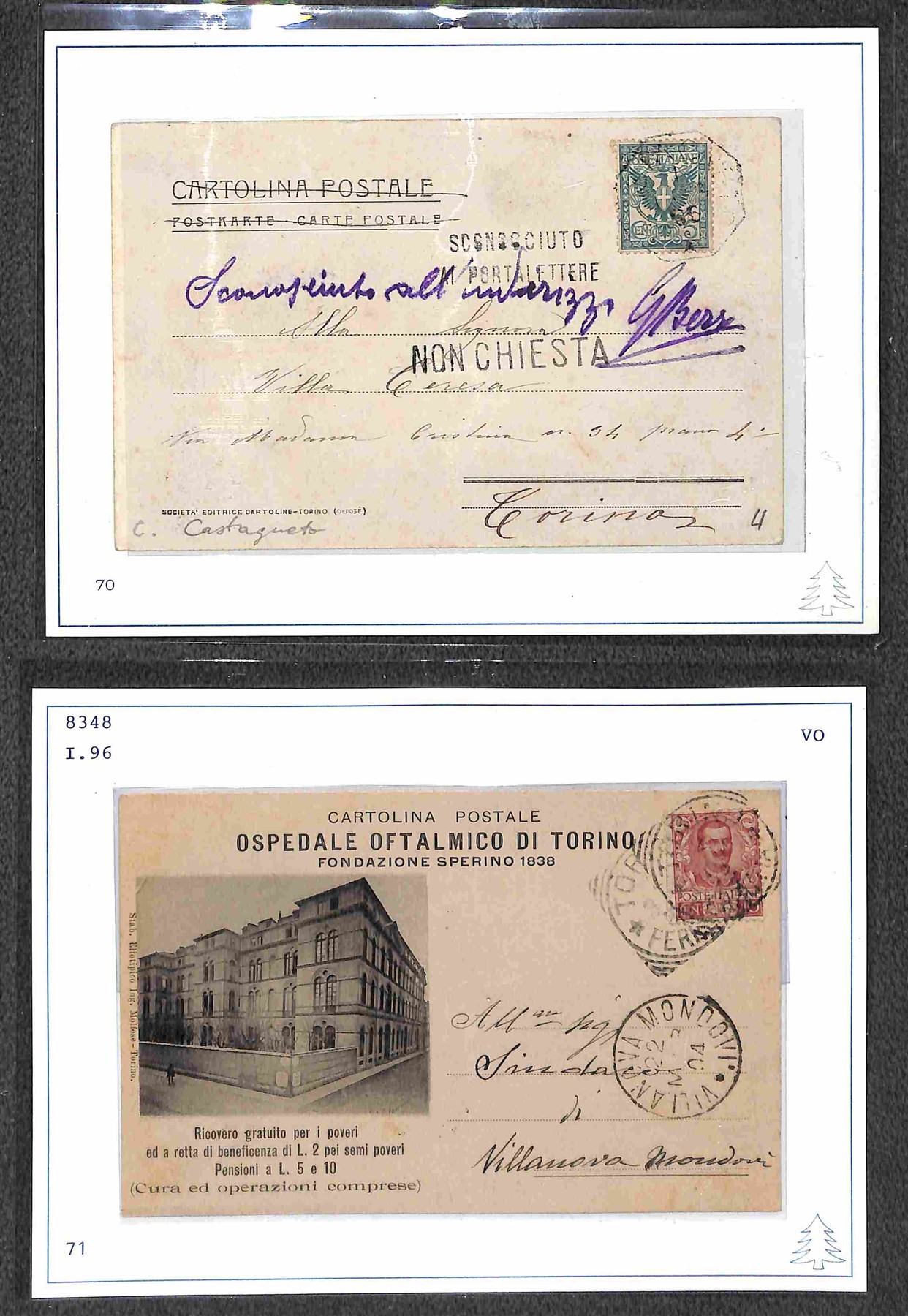 Italia / Regno / Vittorio Emanuele III / Posta Ordinaria