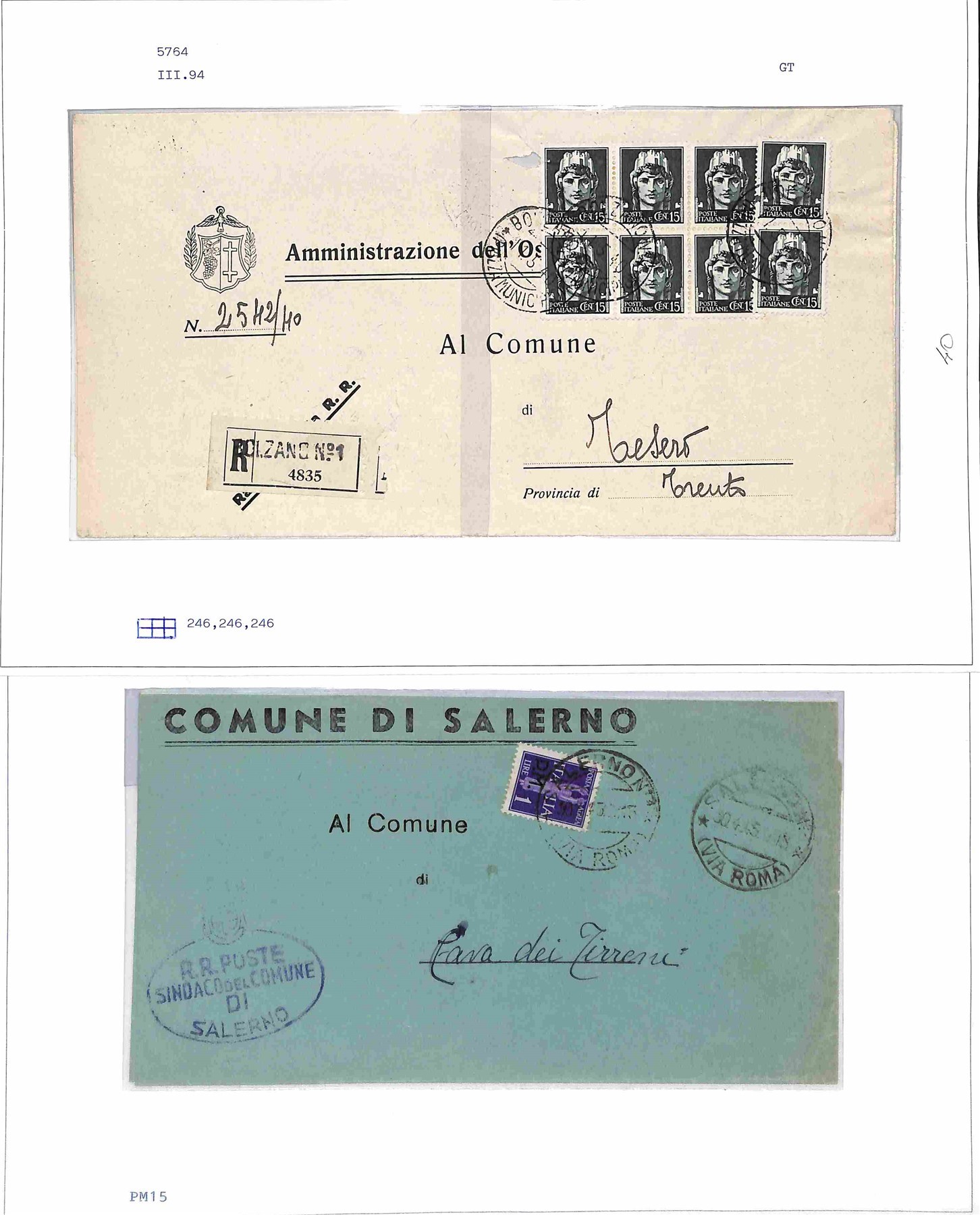 Italia / Regno / Posta Ordinaria