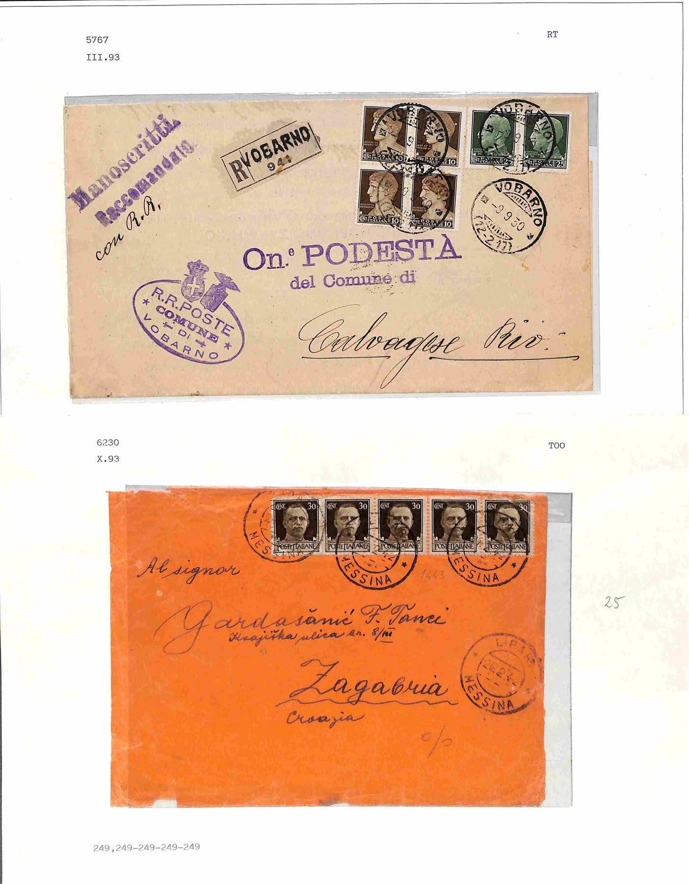Italia / Regno / Posta Ordinaria
